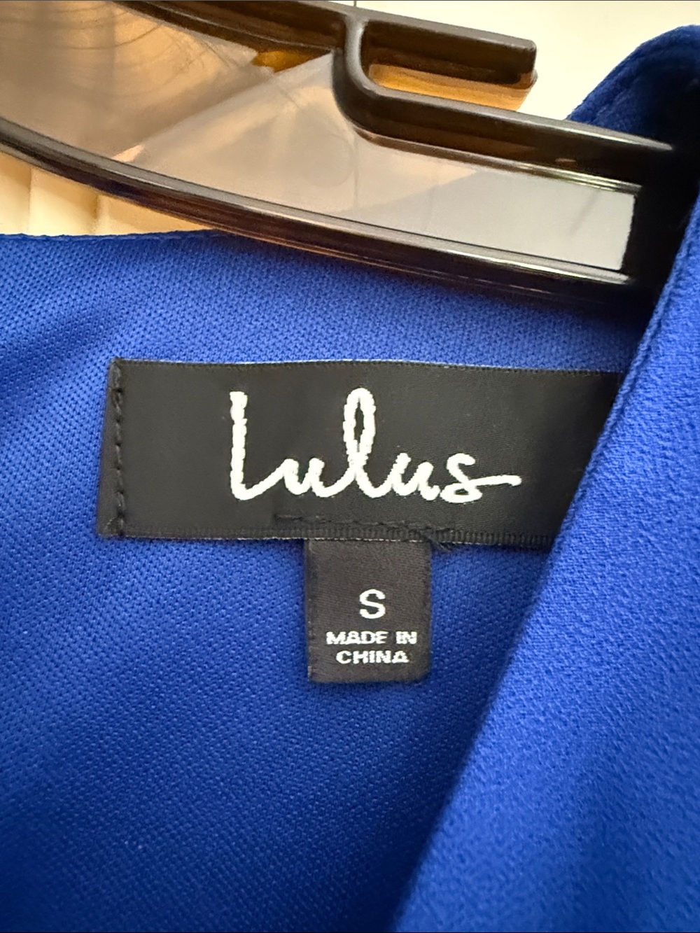 Lulu's Royal Blue Long Sleeve Wrap Dress - Picture 2 of 5